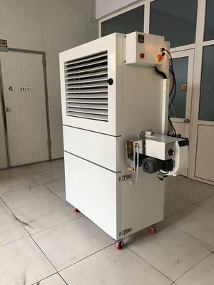China Better Design 120Kw Portable Waste Oil Heater , KV2000 Oil Burning Heater supplier