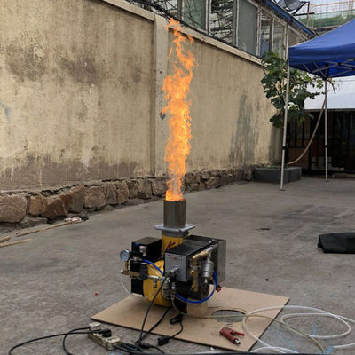 China Automatic Garage Waste Oil Burner , Oil Fired Burner Three Safe Precaution supplier