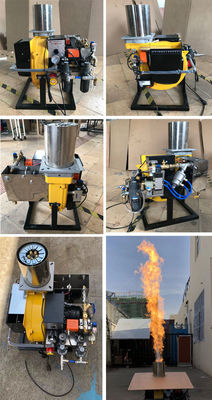 Eco Friendly Waste Oil Drip Burner 14-1000 Kw Output Power One Year Warranty
