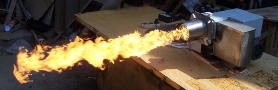Poultry Farm Second Hand Waste Oil Burner 114 Mm Tube Diameter Long Life Span
