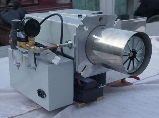 Low Noise Waste Motor Oil Burner , Diesel Oil Burner One Year Warranty
