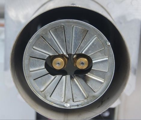 Two Brass Siphon Nozzle Oil Burner , Fuel Oil Burner Low Power Consumption