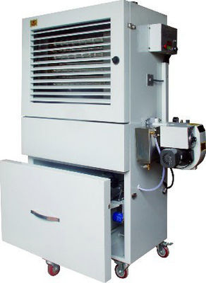 Eco Friendly Cooking Oil Heater 12000 M3 / H Air Output With 0.6 Kw Fan Motor supplier