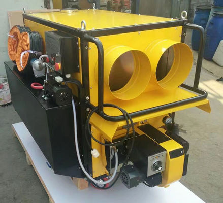 300 Kg Dirty Oil Heater , Ducting Outdoor Air Heater For Poultry Farm
