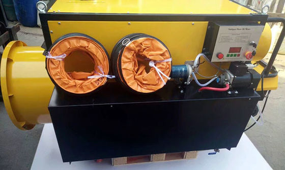Intelligent Used Oil Burner Heater , 2 Duct Husbandry Hot Air Generator