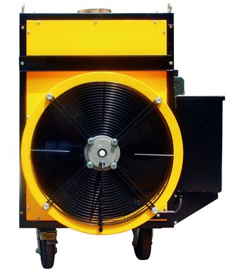 Durable Chicken Waste Oil Heater SS Combustion Chamber With Four Wheel supplier