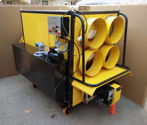 400000 Btu / H Output Waste Oil Burning Heater 1000 - 1200 Sqm Heating Area