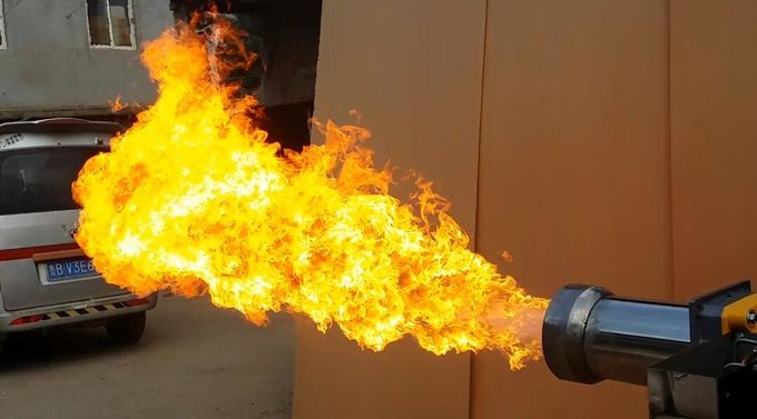 1000 Kilowatt Waste Oil Drip Burner Three Flame Stage 8 Bar Working Pressure