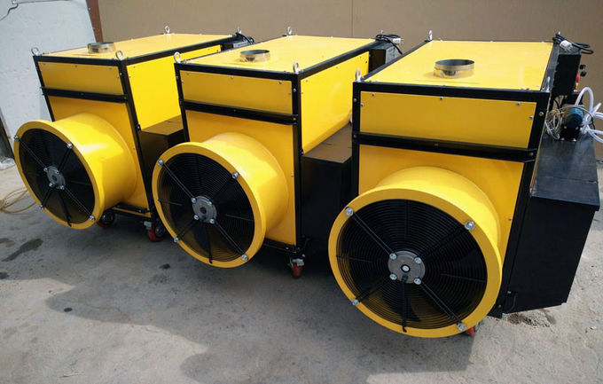 2 Duct Portable Waste Oil Heater , Chicken House Heaters CE Approved